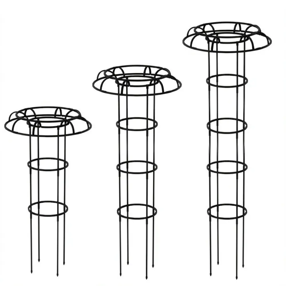 Umbrella Style Climbing Plant Support Trellis For Rose Clematis Flower Vine Garden Metal Rack Stake Tool
