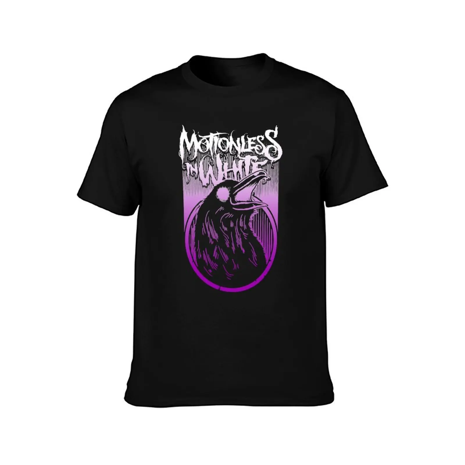 Creatures Purple White Motionless Art Gift Fan T-Shirt Summer Casual Cotton Tee Oversized Streetwear Tops Unisex Men Women