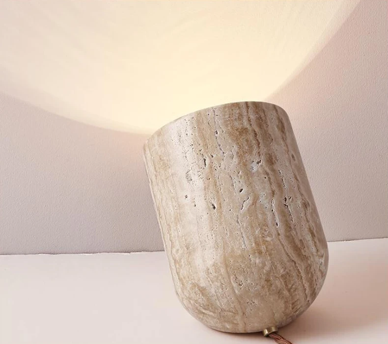 Novelty Creative Natural Stone Table Light E27 Bulb