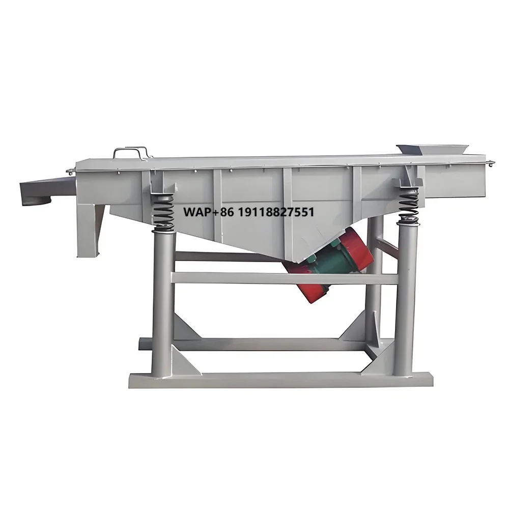 

Food Industry Linear Vibrating Screen Engine Core Stainless Steel Double Motors High Efficiency Long Working Life