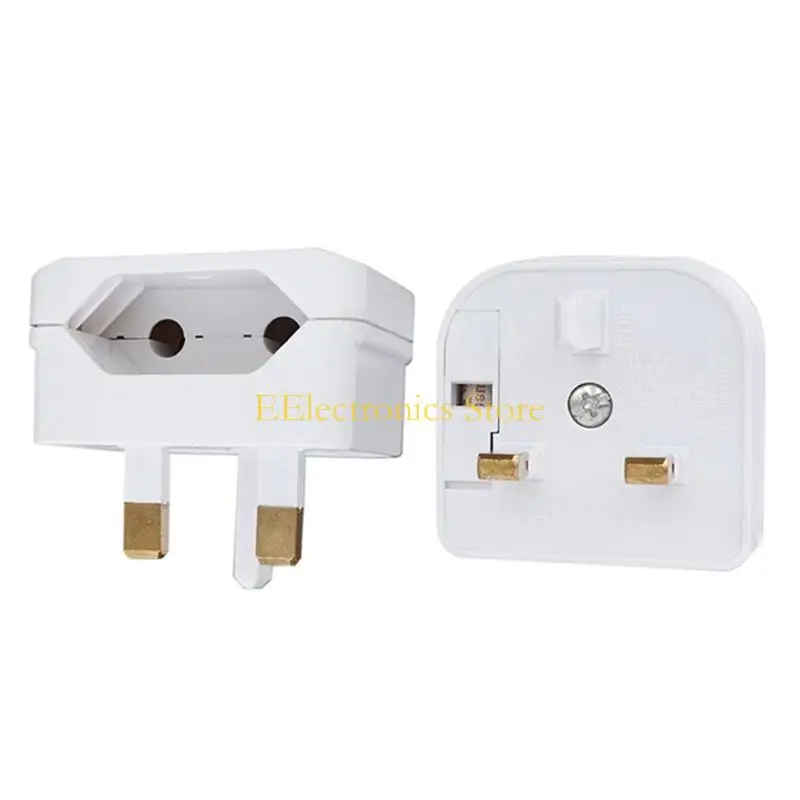 B03C EU to UK Plug Adapters UK Travel Adapters Lightweight Travel Adapters for Business Travel International Student