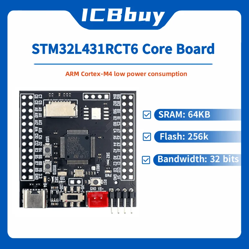 STM32L431RCT6 core board low-power development board STM32L431 ARM Cortex-M4