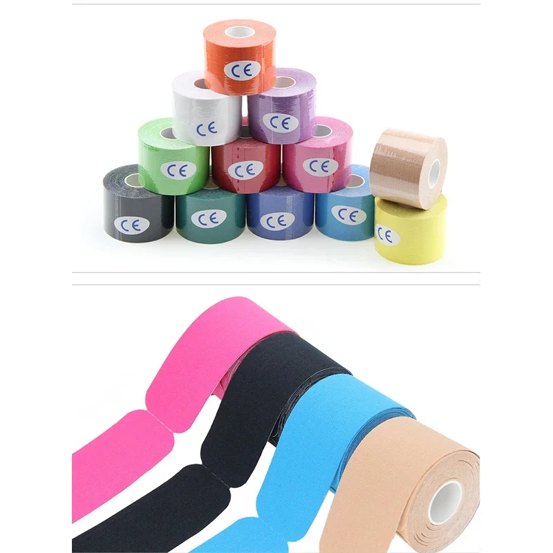 1/2/3Pcs Muscle Recovery TennisGym Waterproof Kinesiology Tape Sports Stickers Athletic Bandage Protector Strapping Pain Relief