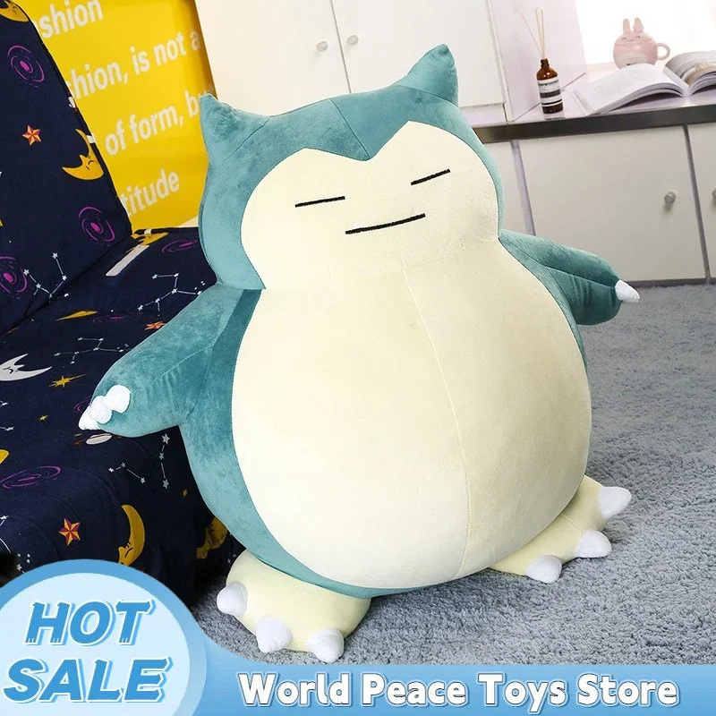 

30cm/50cm Aoger Snorlax Plush Doll Toy Anime Movie Pocket Monster Soft Stuffed Animal Cartoon Cute Plush Doll Birthday Gifts