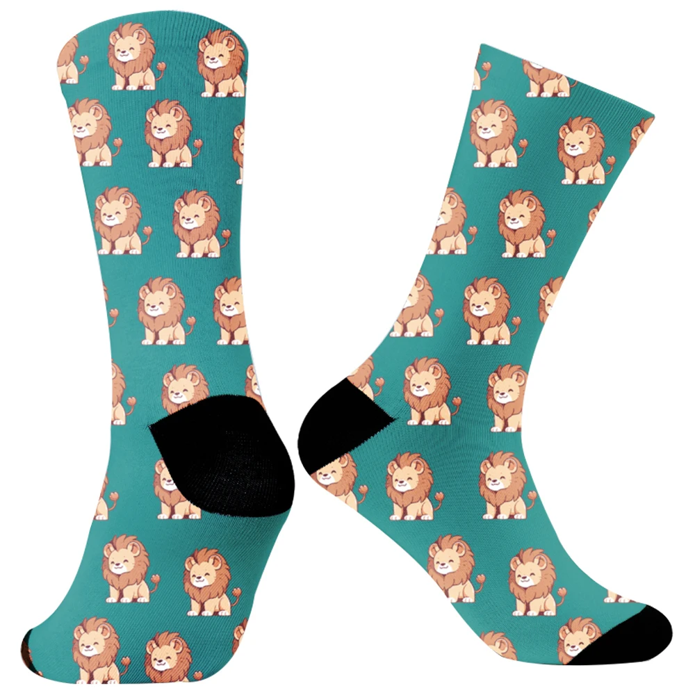 2024 New Print Art Funny Cute Socks Summer Cartoon Animal Fashion Colorful Harajuku Trendy Socks