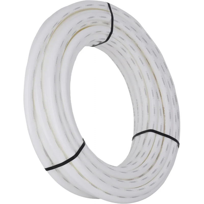 1 Inch x 100 Feet White PEX-B, PEX Pipe Flexible Tubing for Plumbing, U880W100