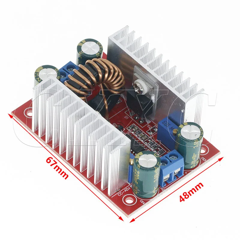 Przetwornica podwyższająca napięcie DC 400W 15A, zasilacz stałoprądowy, sterownik LED, ładowarka podwyższająca napięcie DC8.5V-50V do DC10V-60V — zdjęcie produktu 2