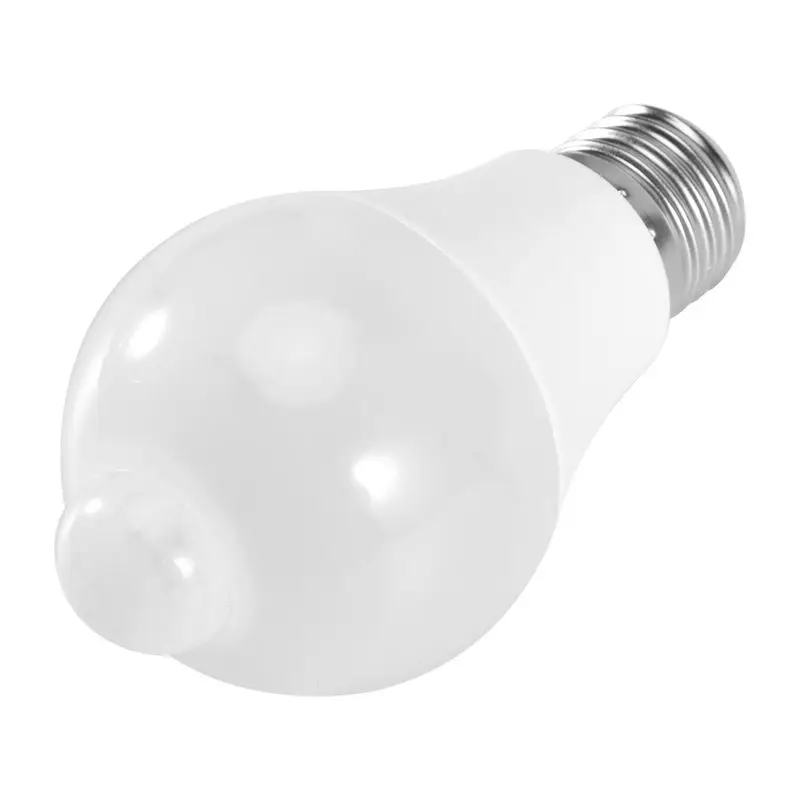 [A93Z!】 85-265V E27 PIR Motion Sensor Lamp 12W Bulb With Motion Sensor Infrared Motion Detector Security Light