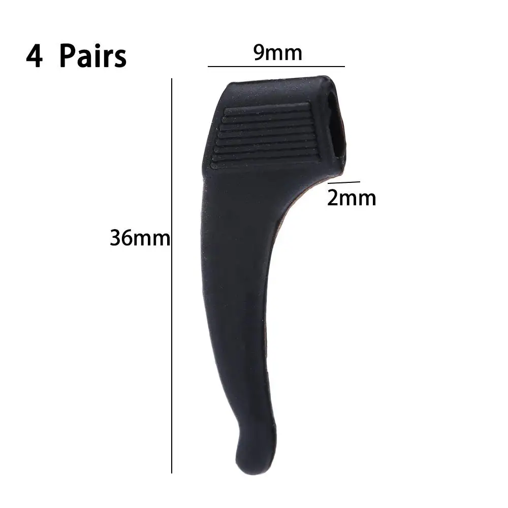 안경 고정용 미끄럼 방지 귀걸이 세트, 실리콘 안경 귀걸이, 스포츠 안경 귀걸이