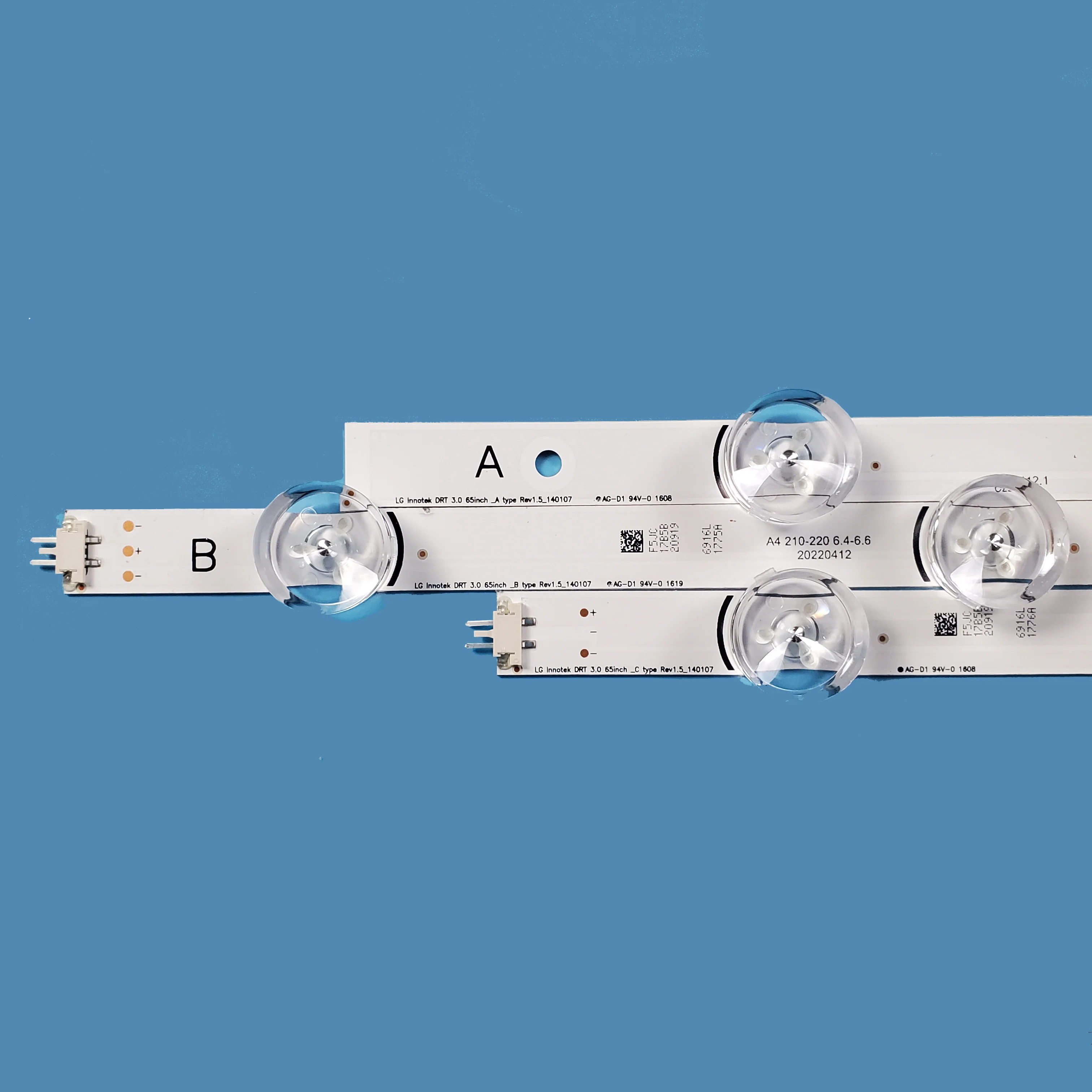 24pcs LED Strip Light For LG Innotek DRT 3.0 65inch A/B/C TYPE 6916L-1775A 1774A 1773A 65LB5840 65GB6310 65LB6300-UE 65LB6300