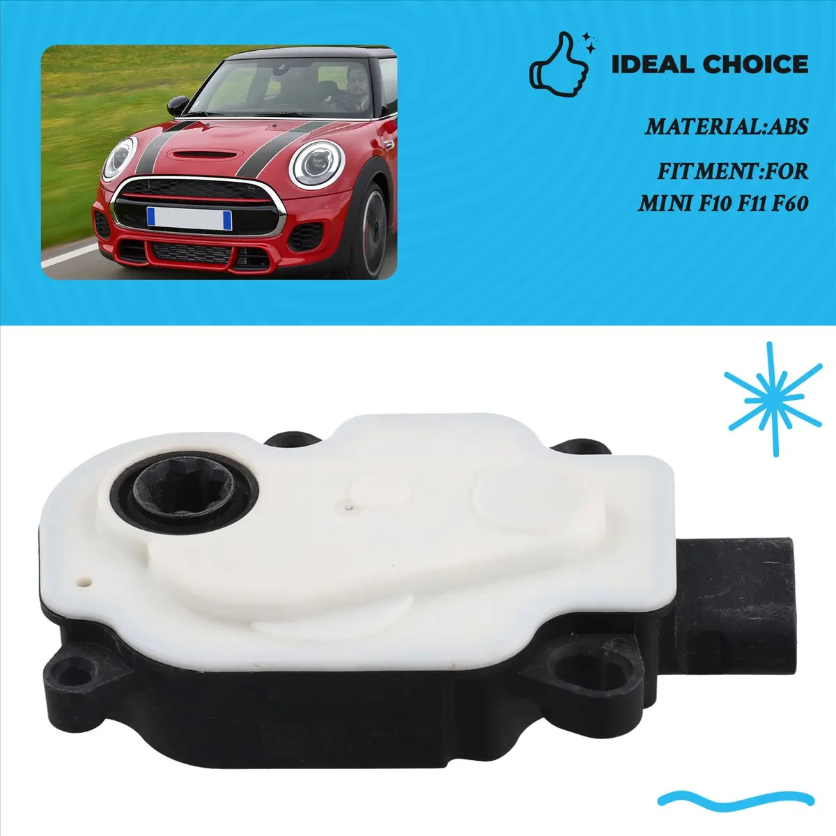 #17Q Automotive Parts & Accessories,For BMW MINI F10 F11 F60 Air Flap Motor Actuator (Black&White)