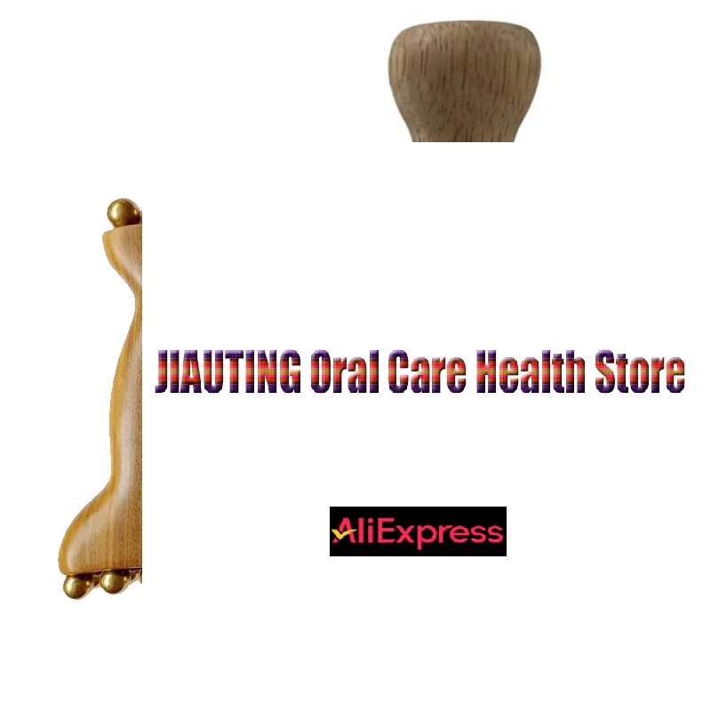 

1 шт., латунная многофункциональная прочная расческа для массажа головы SPA Gu Sha, расческа Gua Sha с длинной деревянной ручкой, прочная массажная щетка для точки меридиана