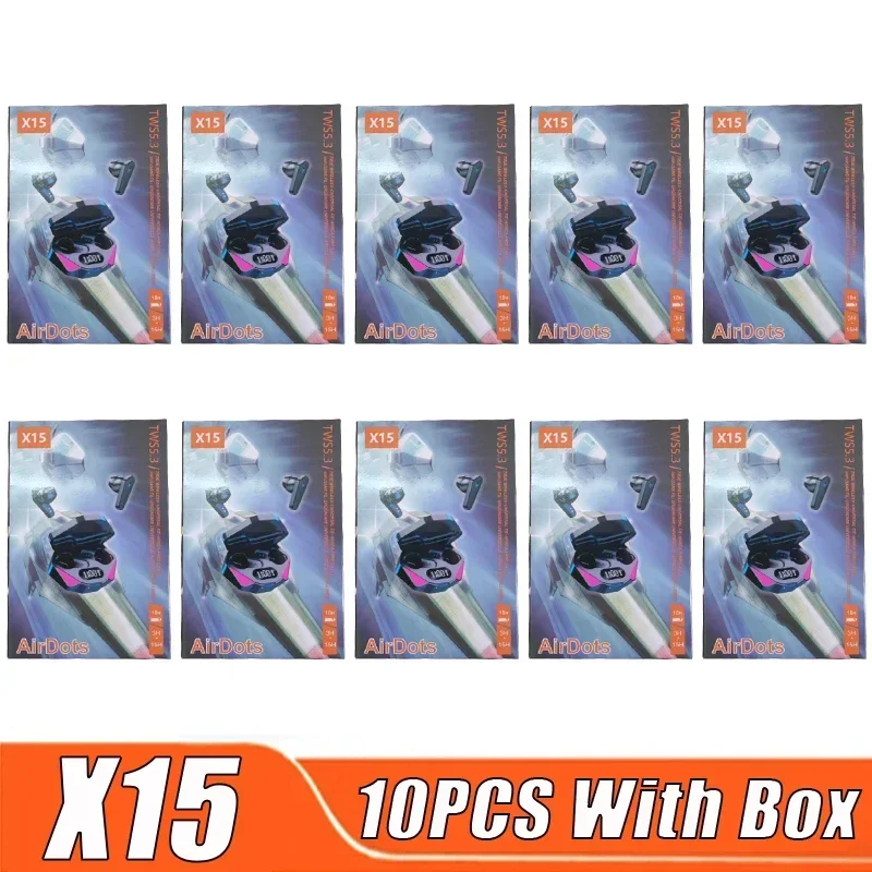 

X15 Bluetooth Earphones Smart Headphones Wireless Headset Mini Game Earbuds HiFi Sport TWS Suit Bluetooth Watch Phone PK M90 Pro