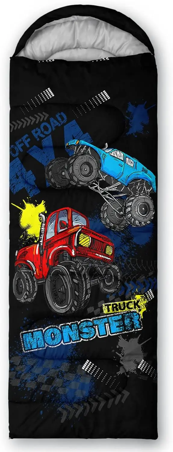 

3-Season Waterproof Sleeping Bag for Adults & Kids, Lightweight Camping Gear for Outdoor Travel