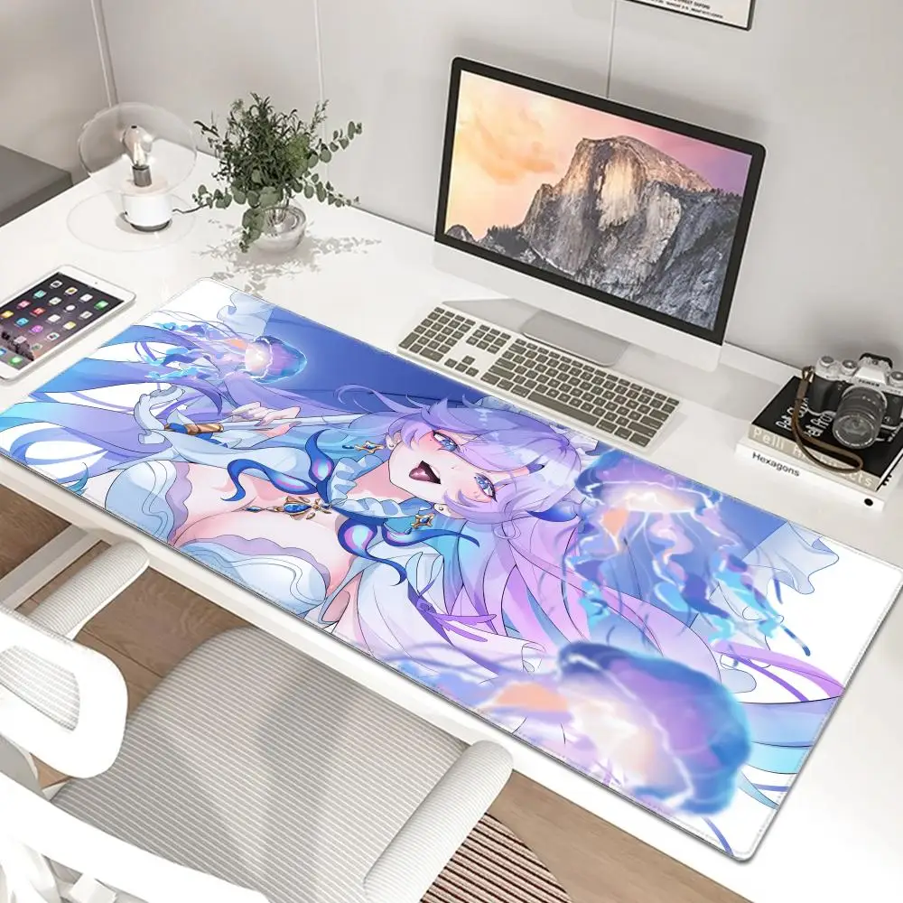 Cantarella Mouse Pad Game Wuthering Waves Mousepad Office Desk Pad Computer Gaming Accessories Stitch
