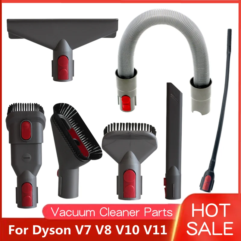 Accesorios de aspiradora, cepillo de limpieza y manguera, Kit de herramientas para Dyson V7, V8, V10, V11, V15