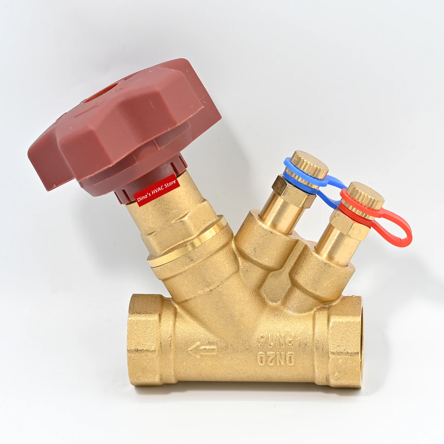 Static Digital Lock Balance Valve for Hydraulic Balancing, Regulation Flow in Heating, Refrigeration, Air Conditioning Systems