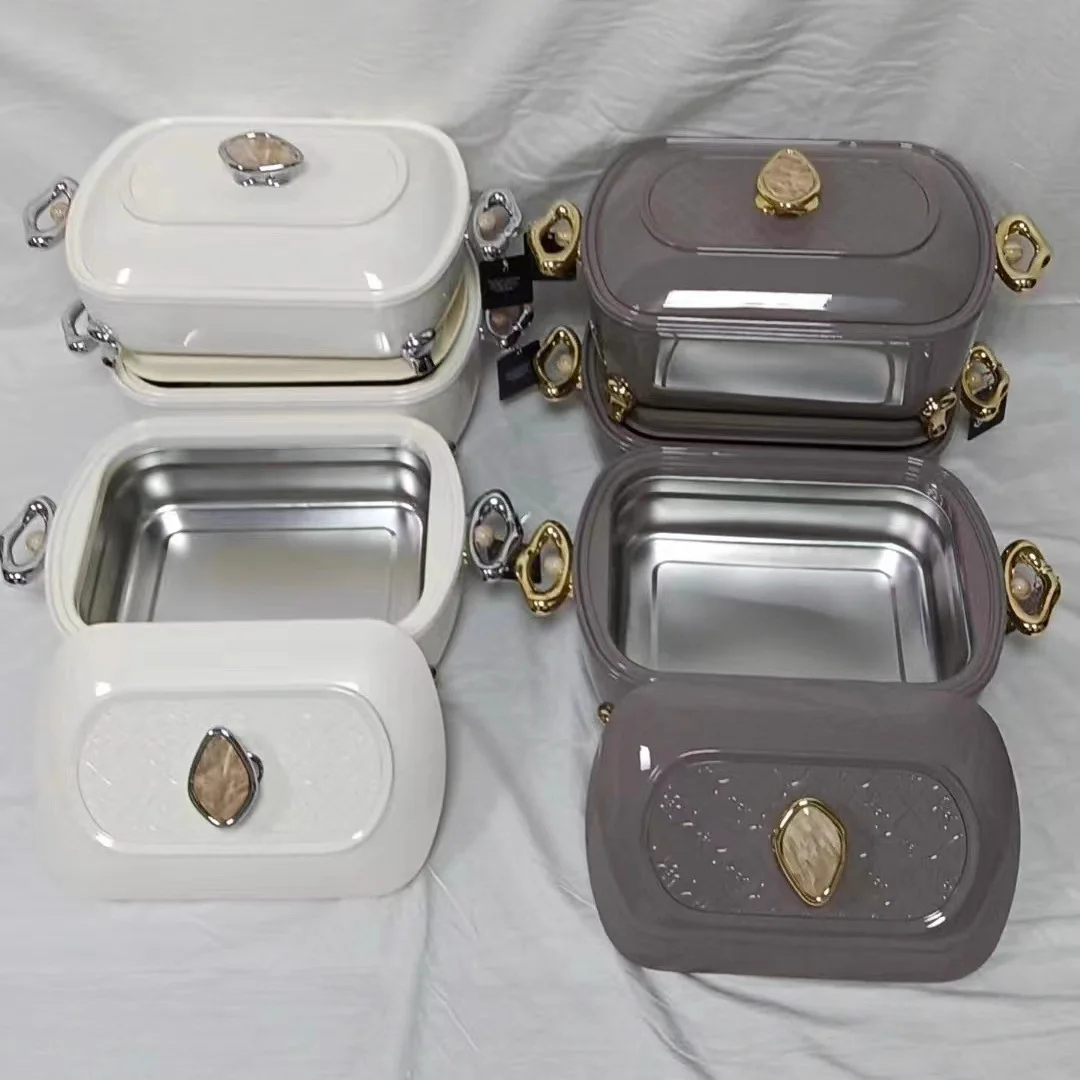 Thermal insulation lunch box hot-selling Africa 3PCS thermal insulation tableware 3L-4L-5L