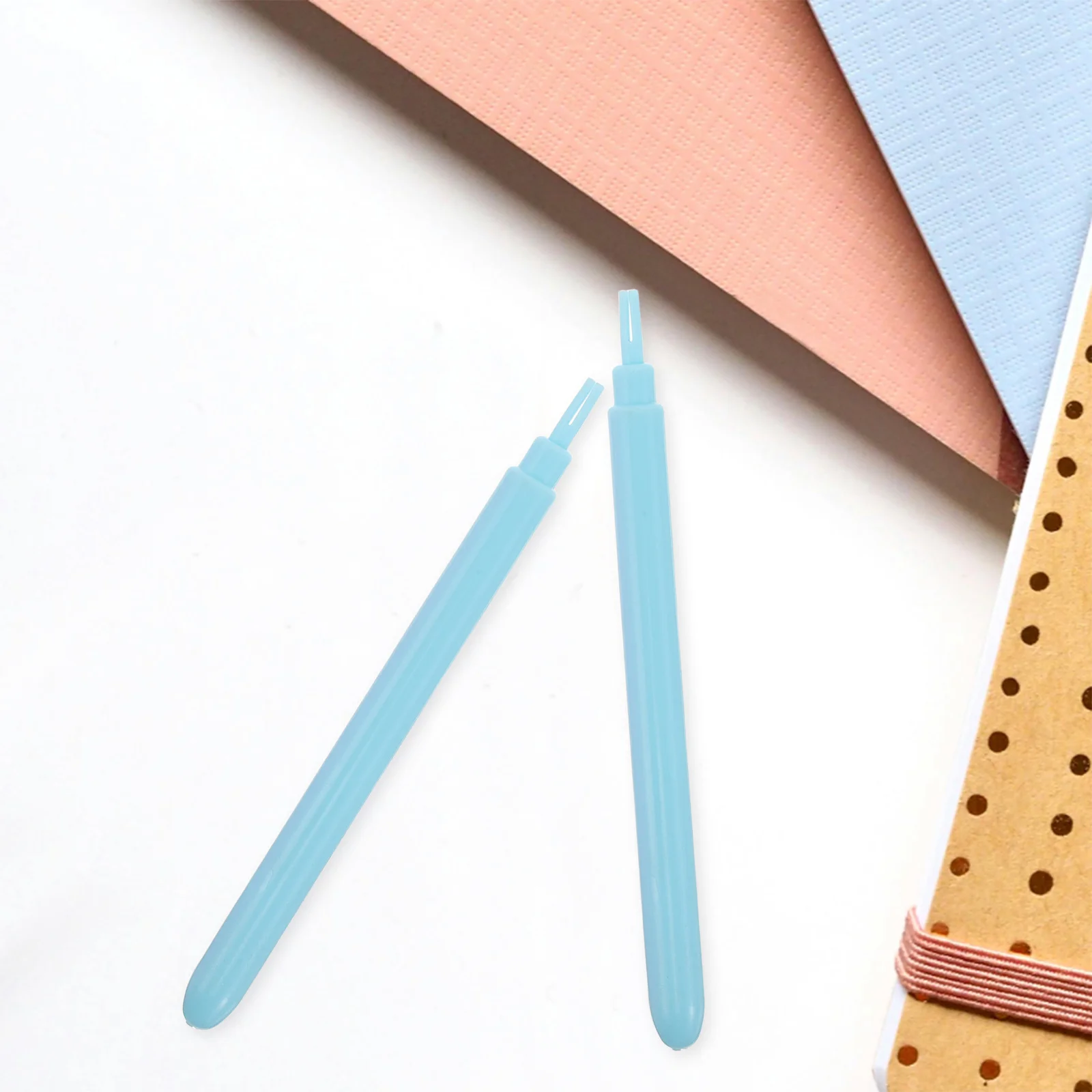 20 Stück Kunststoff-Quilling-Stift, lebendige Farben, ergonomischer Griff, einfaches Curling-Schlitzwerkzeug für DIY-Kartenherstellung, Kunsthandwerksprojekte