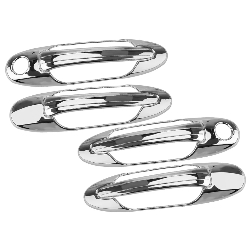 Exterior Door Handle Cover Trim Fit for Toyota Sequoia，Tundra XK30 XK40，Lexus LX470 2003 2004 2005 2006 2007 Chrome