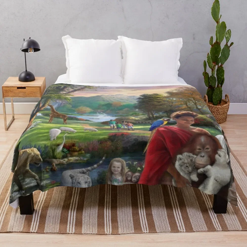 

Paradise Park Throw Blanket Thermals For Travel Flannel Fabric blankets and throws Blankets