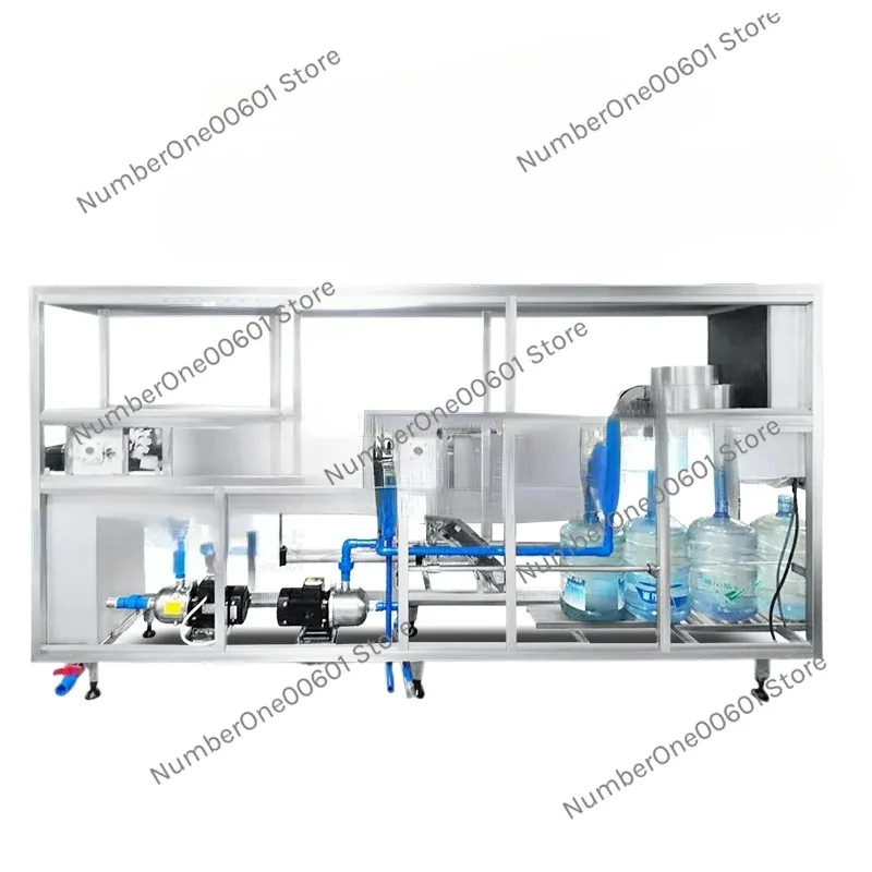 Full-Automatic 5-Gallon Large Bottle Barrel Spring Water Pure Water Filling Gland Production Line