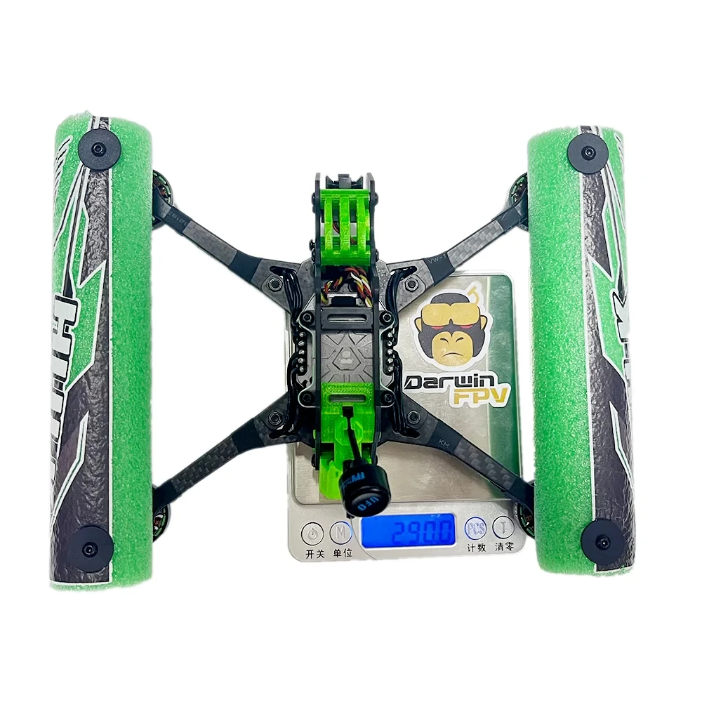 DarwinFPV HULK Waterproof Cinematic FPV Drone F411 MPU6500 FC Built-in ExpressLRS 2.4GHz Receiver 4S / 6S Version