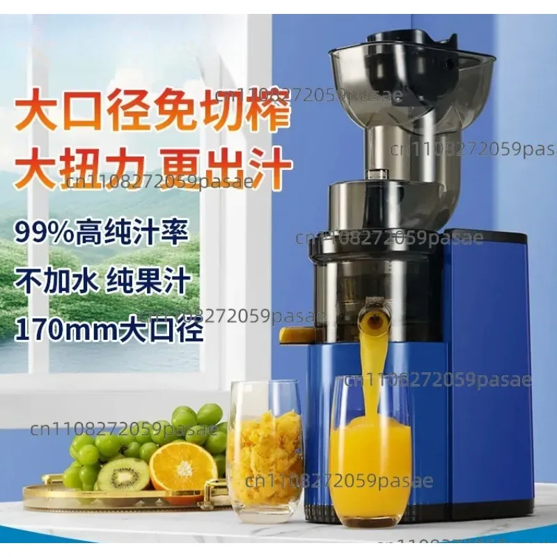 One piece is sent on behalf of the blue oversized fruit and vegetable juicer, nutritious complementary food cooking machine,