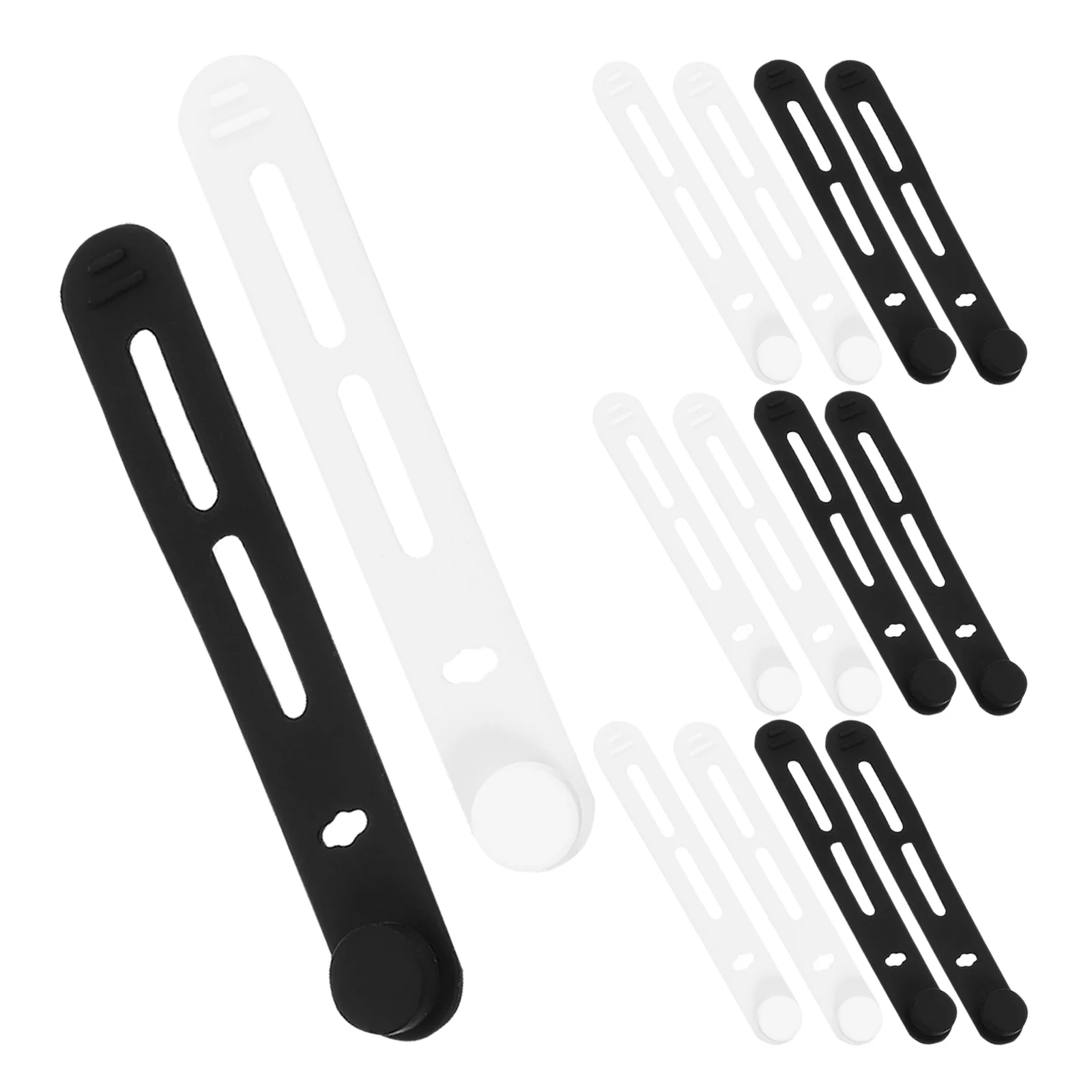 40 قطعة منظم سلك السيليكون ربطات كابل السفر قابلة لإعادة الاستخدام إدارة الأسلاك الأشرطة سيليكون كابل العلاقات الحبل المنظم السفر #6