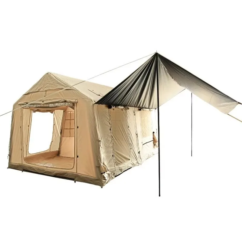 

2025 Factory Sales Classic Oxford Fabric Automatic Inflatable Ridge Tent Cabin 12㎡ Waterproof Outdoor Camping Cabin