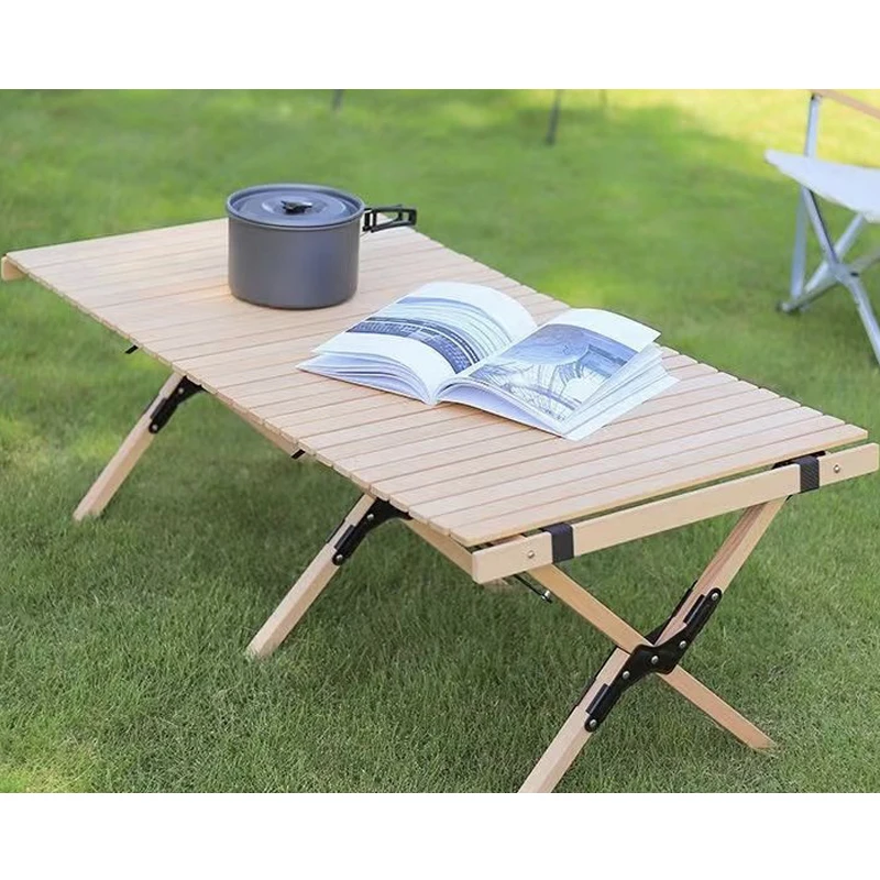 

Outdoor Folding Table Chicken Roll Outdoor Folding Table For Camping Picnic Convenient To Carry