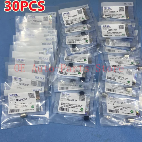 30 Uds válvula de derivación de aceite Original flujo de aceite unidireccional para Chevrolet Cruze 1,6 Epica 1,8 Opel Astra 90530050 55563957 55556227