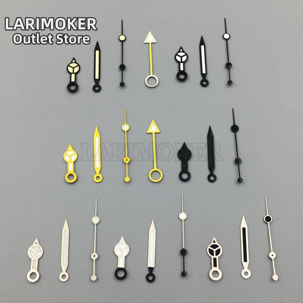 

LARIMOKER Yellow GMT Hand NH34 Watch Hands Green Luminous Fit NH34 Automatic Movement Accessories Parts