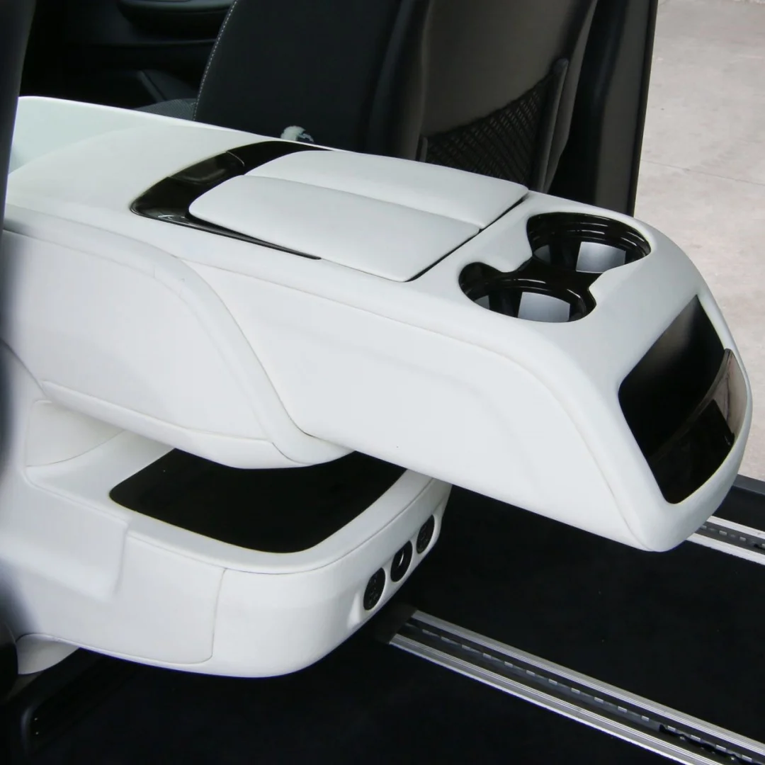 Floating Car Armrest Console with Electric Refrigerator & Wireless Charger for Vito & Land Cruiser