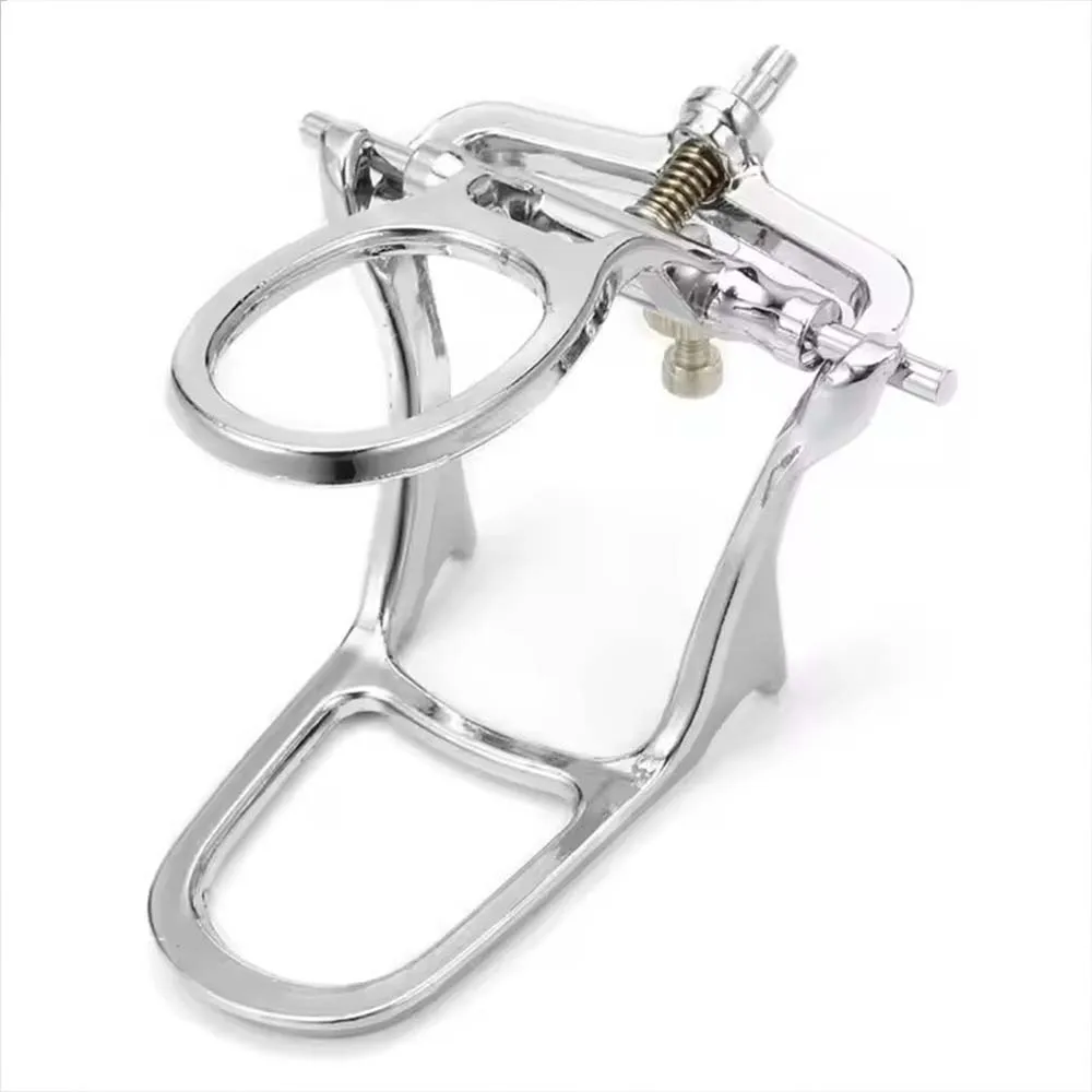 GULPOOE1Pc Dental Simple Articulator Lab Articulator Metal Frame Occlusion Device Dentistry Restoration Mechanical Occlusal Tool