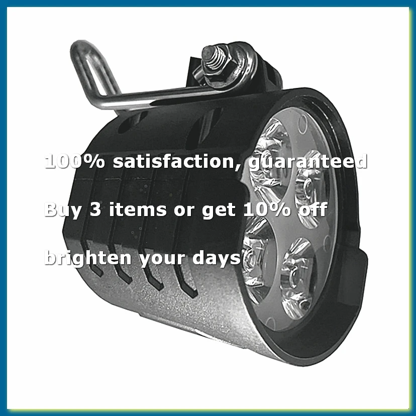 ●36V-60V E-Bike Headlight EScooter LED Front Lamp Electric Bike Bicycle Motorcycle Waterproof Horn Set Headlight-A57M
