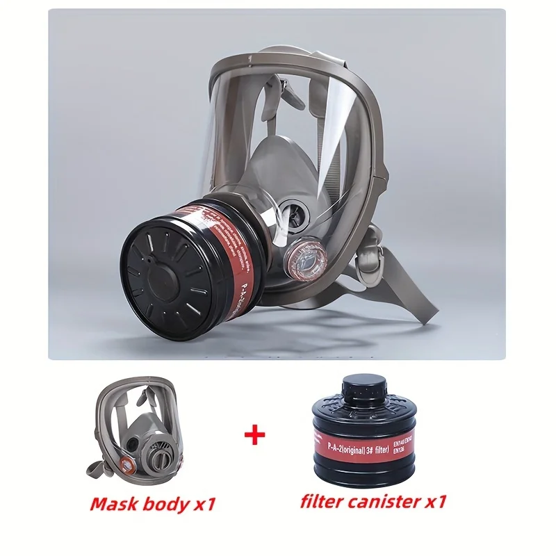 3 Interface 6800 Masker Combinatie 6001/Sjl Filter Met 5n11 Filter Katoen/501 Filter Gasmasker
