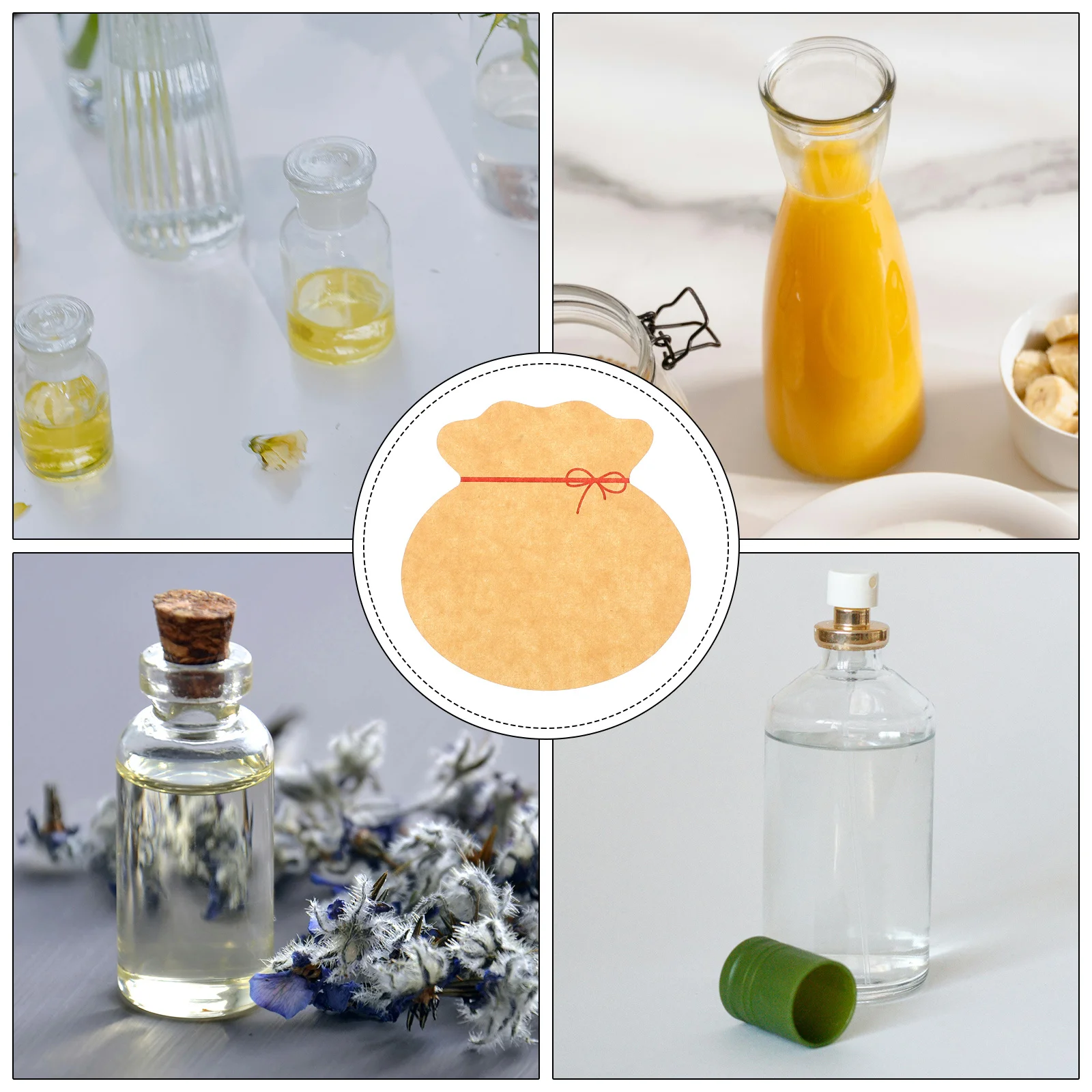 Etichette per bottiglie di vino Kraft Adesivi di carta adesiva vuota per fogli di etichette per vino di frutta per feste di matrimonio fai-da-te Fogli di etichette Kraft