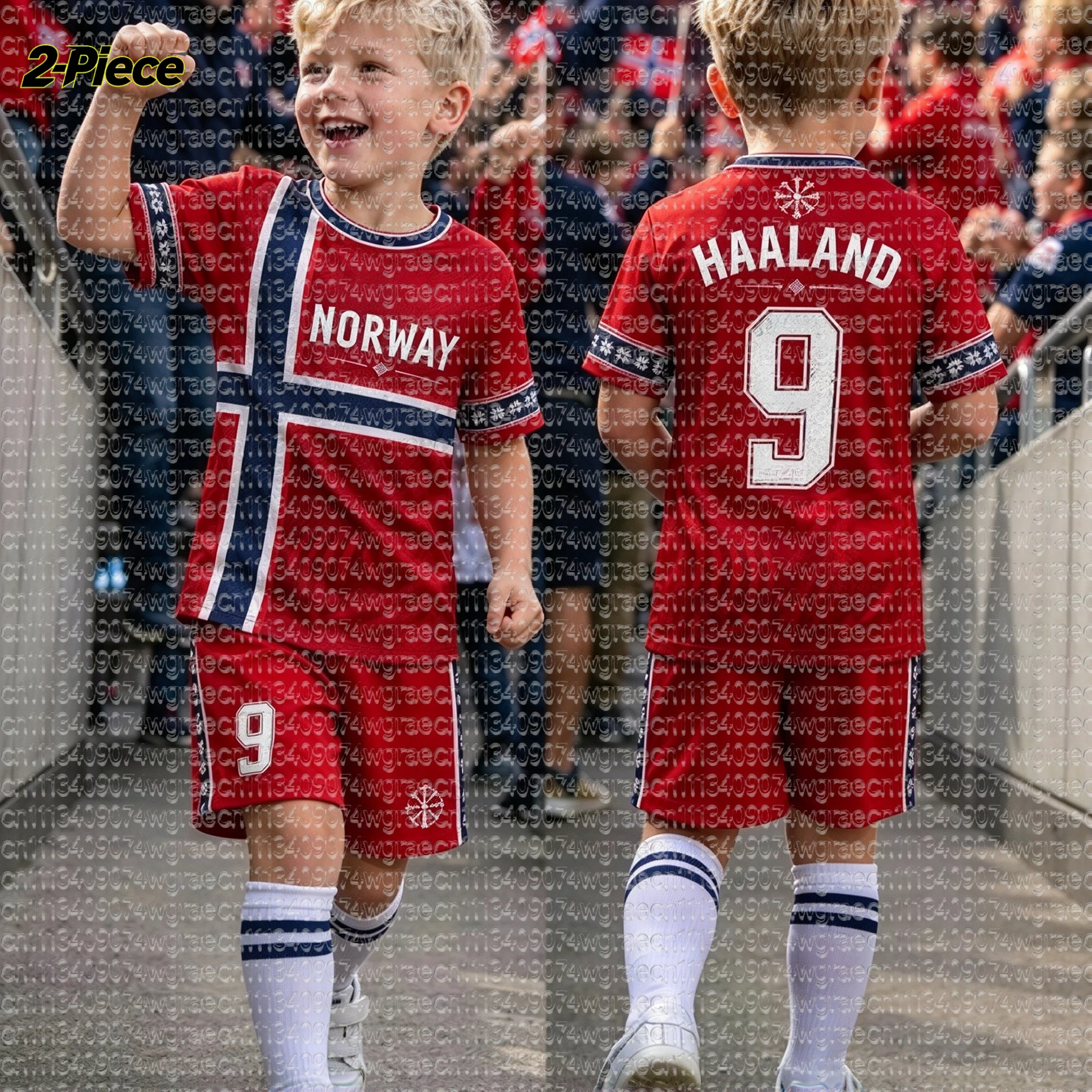 2026 Norway Haaland No.9 Soccer Jersey Set,Football Shirt Men Women Kids,Single Top Available,Fans Tee Shorts 2 Piece Tracksuit
