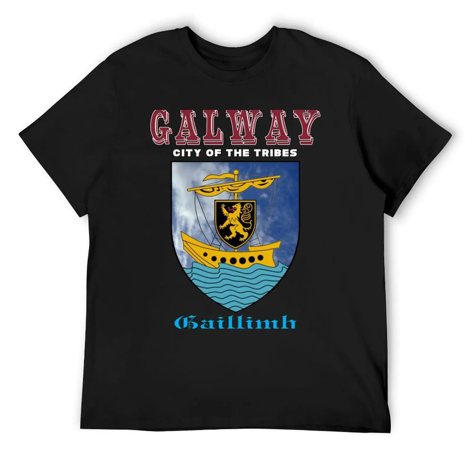 Galway City - City of The Tribes T-Shirt custom t shirt blanks tees boys whites men clothes