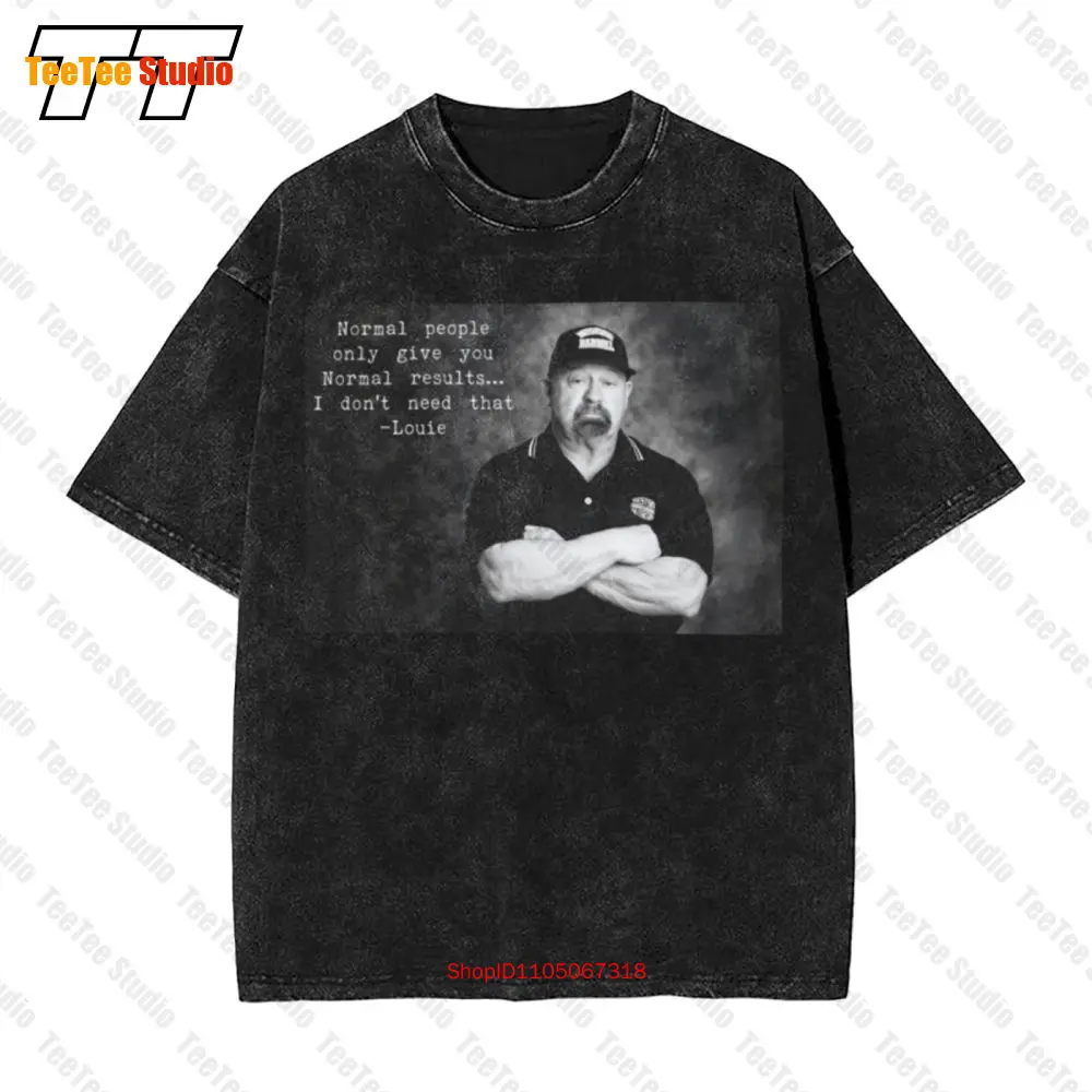 Louie Simmons Westside Barbell cita Conjugate Powerlifting Vintage camiseta de gran tamaño MRJP