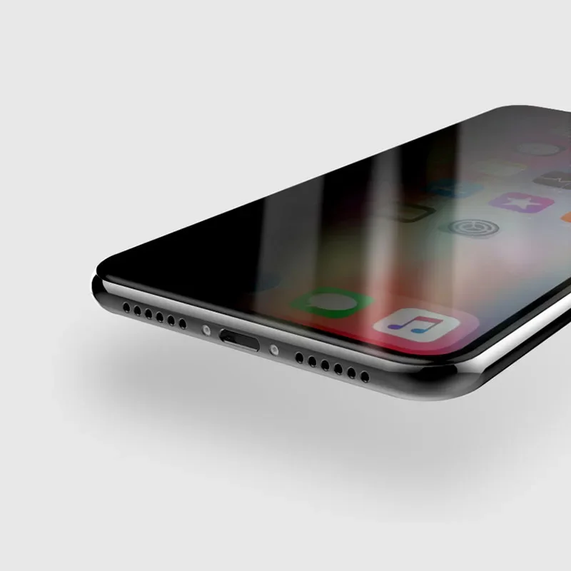 3 piezas vidrio de privacidad negro para iPhone 11 12 13 14 15 16 Pro XS Max XR, protectores de pantalla antiespía para iPhone 7 8 Plus SE 2020 6