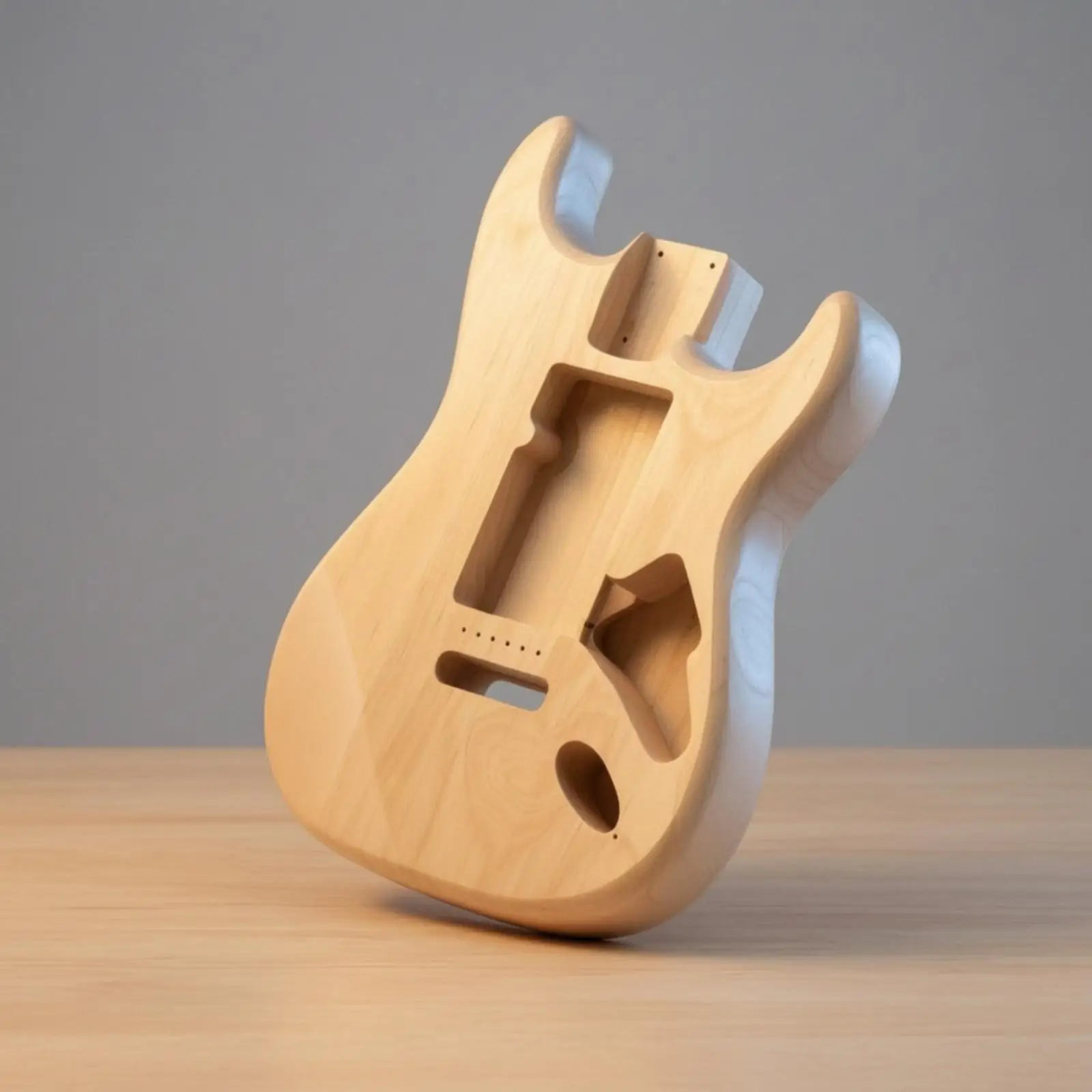 Industrial Body ST Guitar Body Blank Poplar Wood Stratocaster Style DIY Kit for Electric Guitar Projects