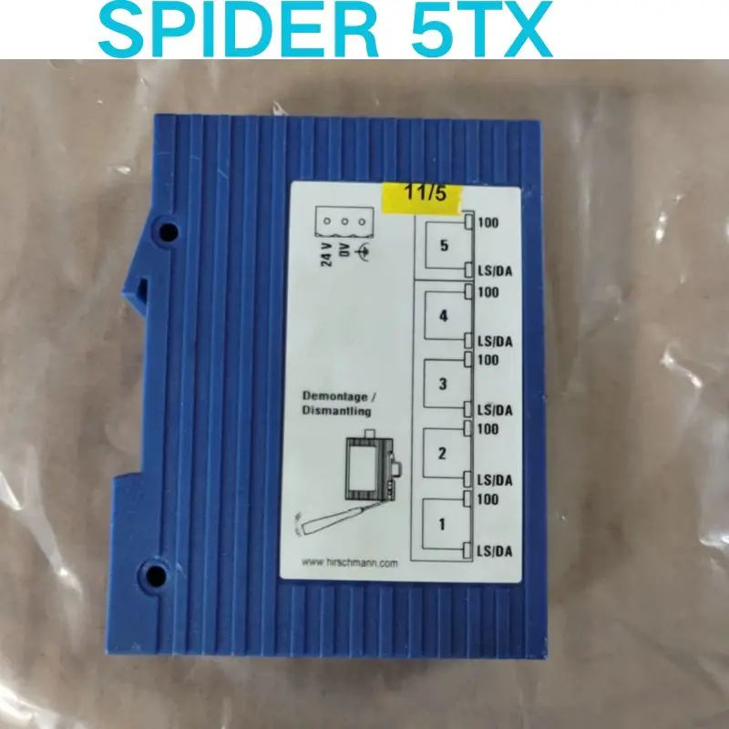 Second-hand test OK Hirschmann SPIDER 5TX Industrial Switch