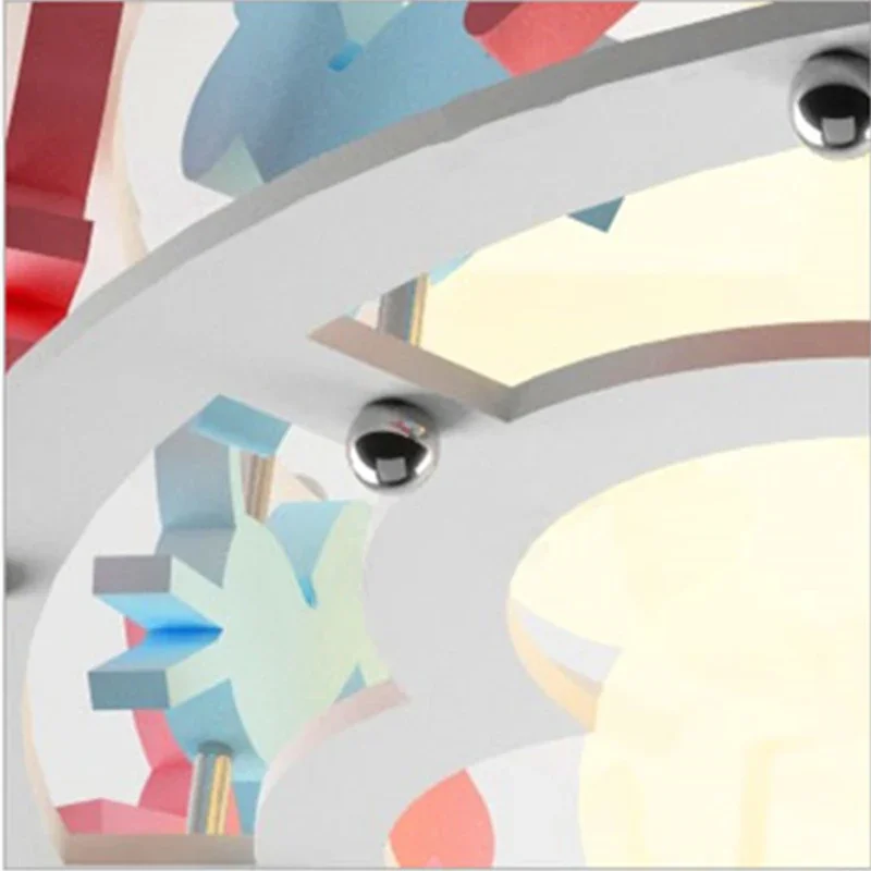 Modern Simple Warm Creative Children LED Ceiling Light Carousel Bedroom Corridor Boy Girl Art Decoration Lighting Fixture Lovely