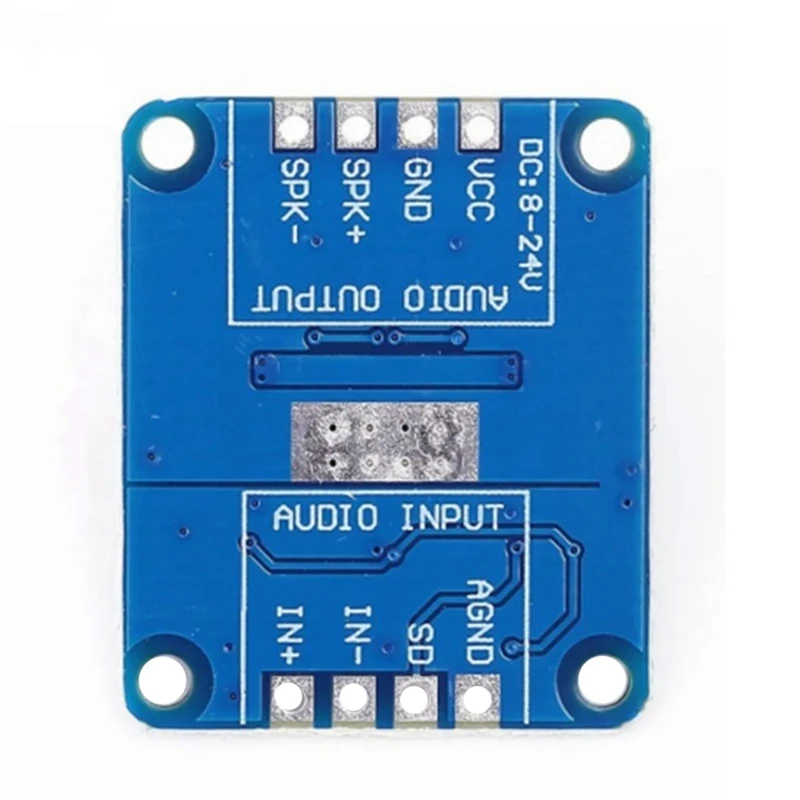 DY-AP3001 파워 앰프 보드, 클래스 D 모노 블록 앰프, 4Ω-8Ω 스피커용 앰프, DC 8V-24V, 10W, 20W, 30W