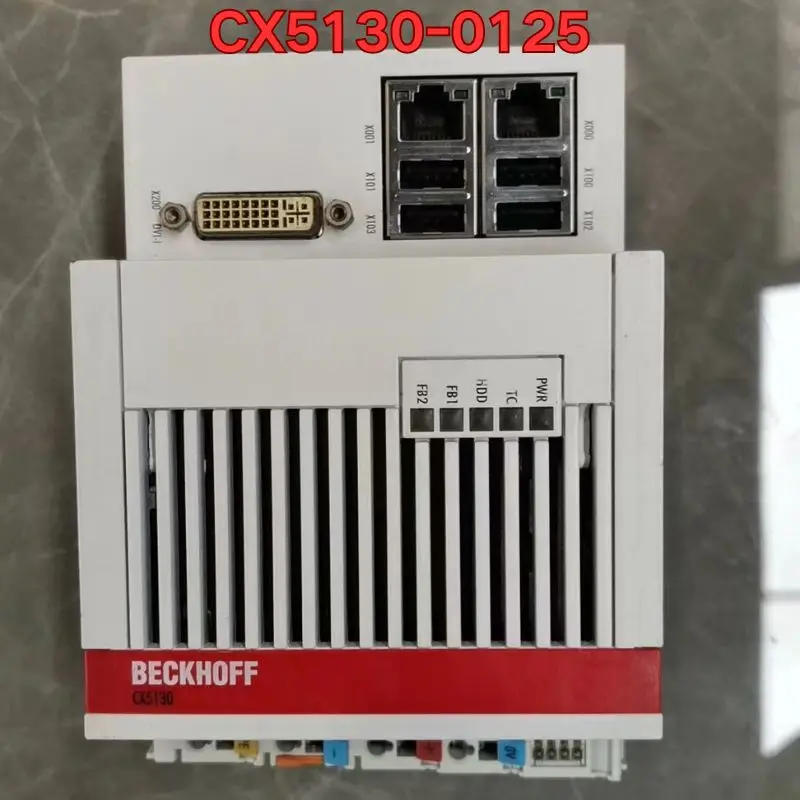 

Second-hand PLC module CX5130-0125 function test is normal