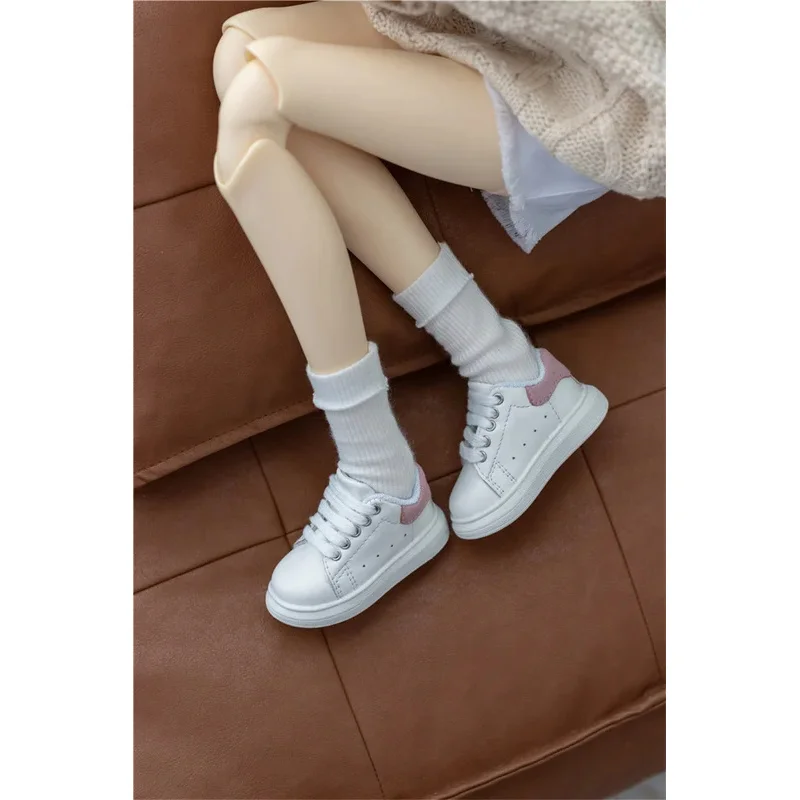 

BJD Doll Shoes Toys Girls Boys 1/3 1/4 1/6 Low-top Simple Cute Baby Small White Versatile Daily Casual Board Shoes Accessories
