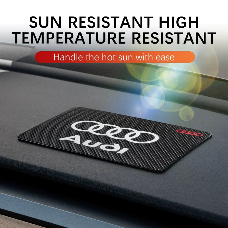 

Car Logo Non Slip Mat Dashboard Phone Sunglasses Holder Sticky Anti Slip Pads For Audi A1 A3 A4 A5 A6 Q3 Q4 Q5 Q7 Q8 S3 S4 S5 S6