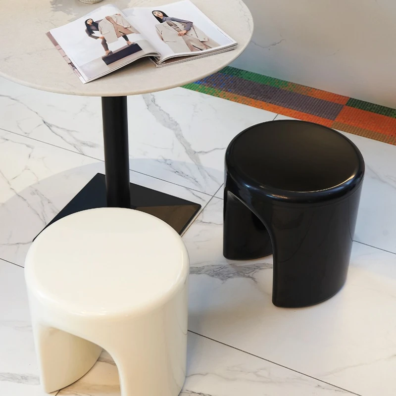 Creative Tray Side Table Sturdy Load-bearing Easy Clean Nordic Art Simplicity Stool Small Space Friendly Living Room Furniture